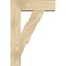Ekena Millwork Traditional Block Rough Sawn Bracket w/ Offset Brace, Douglas Fir, 8"W x 26"D x 38"H BKT0806X26X38TRA05RDF - alternate 2